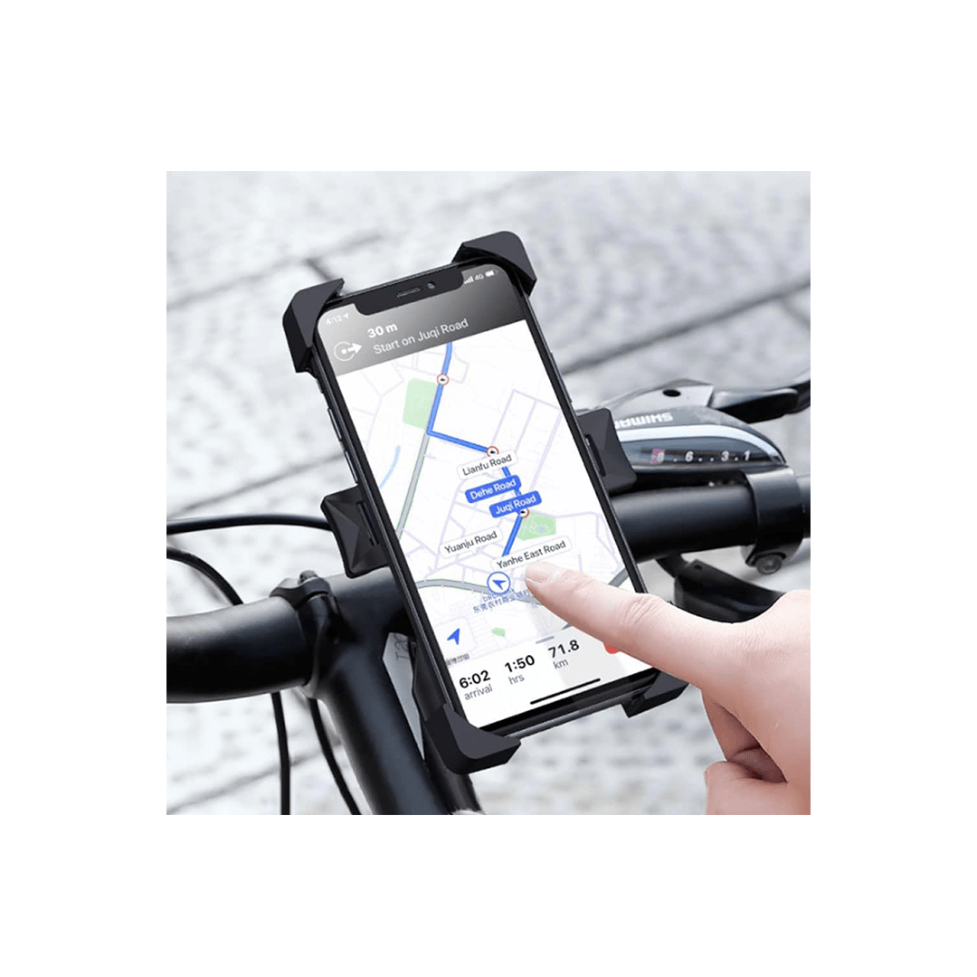Wiwu PL800 Universal Mobile Holder For Bicycle Motorcycle - Black in Qatar Wiwu PL800 Universal Mobile Holder For Bicycle Motorcycle - Black in Qatar